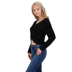 Womens Large Eyelash Sweater